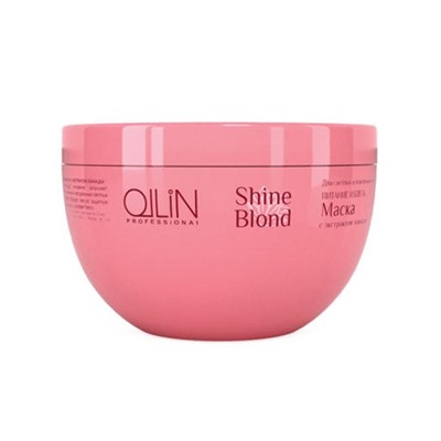 Оллин Професионал Shine Blond Маска с экстрактом эхинацеи, Ollin Professional 300 мл