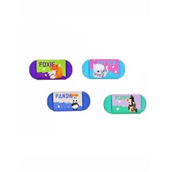 Ластик HappyGraphix Kids, овальный, мягкий, МИКС