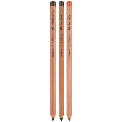 Пастельные карандаши Faber-Castell "Pitt Pastel" 03цв., блистер