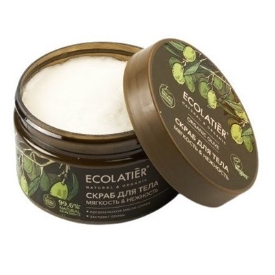 ECOLATIER GREEN Скраб для тела OLIVE 300 мл