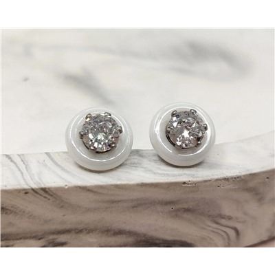 Серьги с керамикой