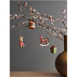 Набор ёлочных украшений Classic Christmas Charm из коллекции New Year Essential, 4 шт.