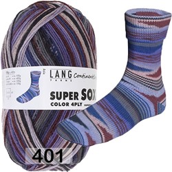 Пряжа Lang Yarns Super Soxx Color 4-Fach