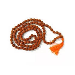Чётки из Рудракши (7 мукхи), 7 Mukhi Rudraksha Mala (108 beads), произв. Kalyan Puja