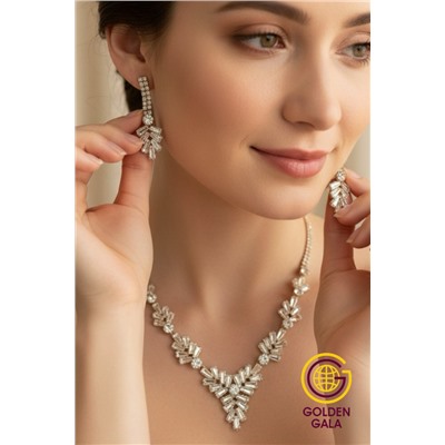 Набор бижутерии "Вечерний шарм" Арт Н5 модель 2 золото