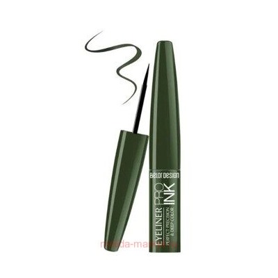 BelorDesign Подводка для глаз PRO INK тон 006 оливковый