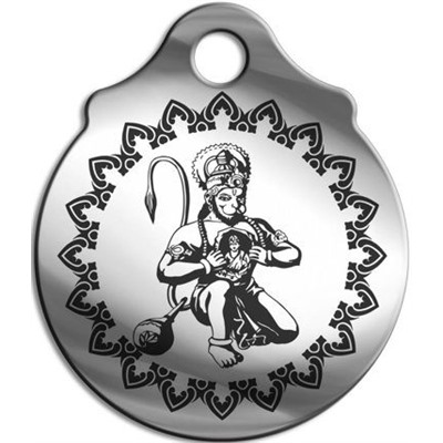 Амулет "Хануман", медицинская сталь