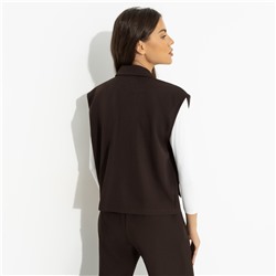 Жилет оверсайз, Стильная натура (brown)