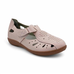 Женские летние туфли N3-9D розовые