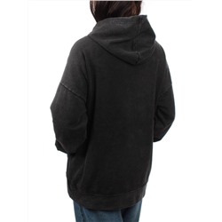 T311 BLACK Худи женское (90% хлопок, 10% полиэстер)
