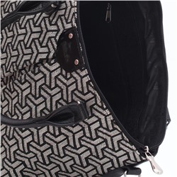 Женская сумка экокожа Richet 2803-081P Черный Ф1 Рафия эко