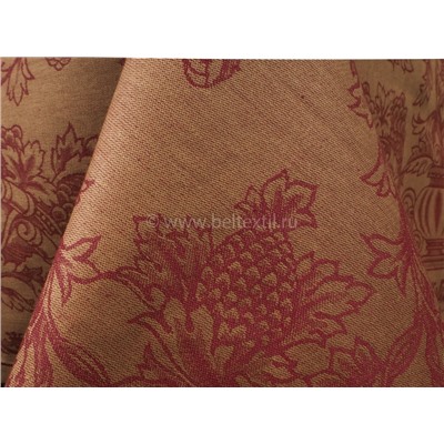 ОБР 1751   Салфетка  140*90  "Французский мотив"  цв. бежево-бордо (Распродажа)