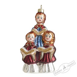 Хор "Рождественская песня" (стекло) 7х7х13,5 см