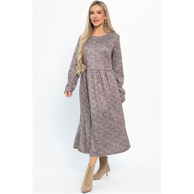 Платье Андреа (коричневое) П14852-25М