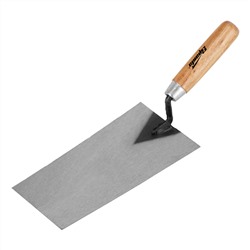 Кельма отделочника стальная, 200 мм, деревянная ручка Sparta