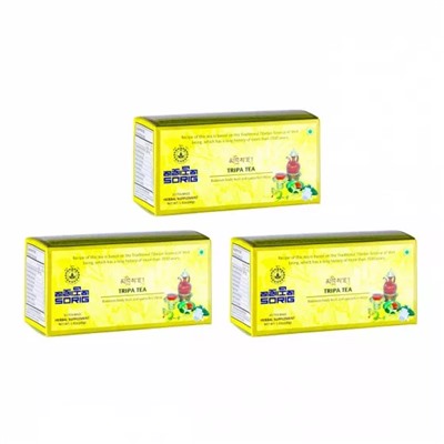 Набор Трипа: тибетский чай (3 x 20 пак, 2 г), Tripa Tea Set, произв. Sorig