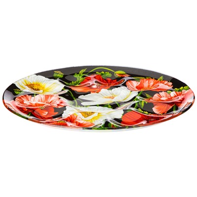 БЛЮДО ДЛЯ ЯИЦ КОЛЛЕКЦИЯ "МАКИ" 20.5*20.5*2 СМ МАЛ.УП.=6ШТ (МИН. ПАРТИЯ)