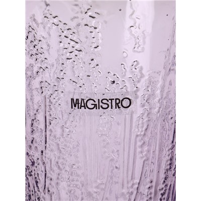 Бокал для вина Magistro «Французская лаванда», 310 мл, 16.4×8.9 см, стекло, сиреневый