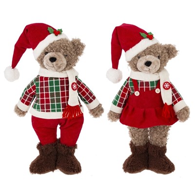 GAEM Игрушка набивная "Медвежонок", L21 W18 H46 см, 2в.