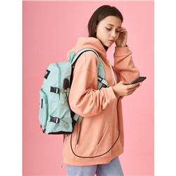 Рюкзак "Монохром" мятный