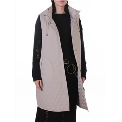 A-606 GRAY/BEIGE Жилет утепленный женский (50 гр. синтепон)