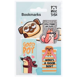Закладки магнитные для книг, 3шт., MESHU "Good boy"