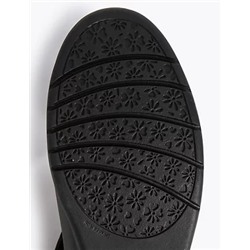 Kids' Leather Wedge School Shoes (13 Small - 7 Large)