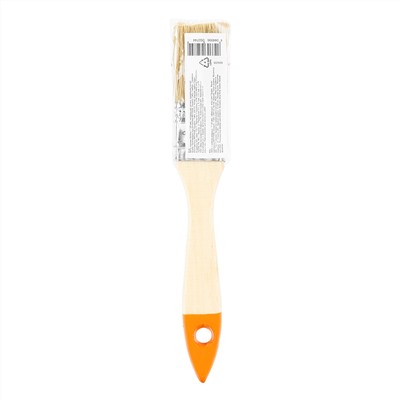 Кисть плоская Slimline 1" (25 мм) натуральная щетина, деревянная ручка Sparta