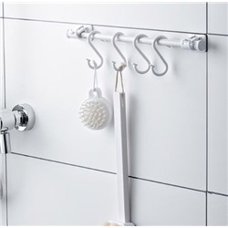 Рейлинг универсальный телескопический с крючками 70*120 см