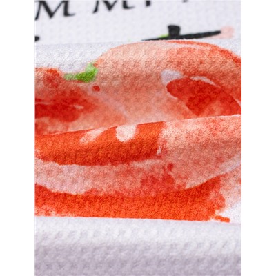 Полотенце Доляна Tomato, 40×60±3 см, 100% п/э, микрофибра