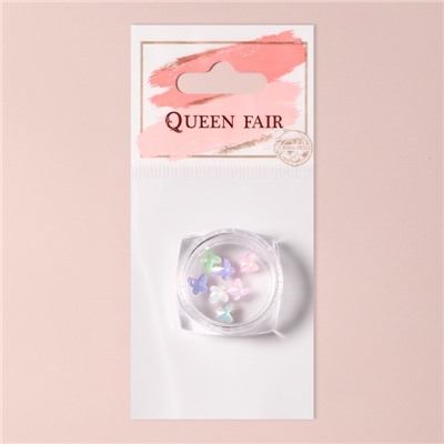 Фигурки для декора «Витражные бабочки», объёмные, разноцветные