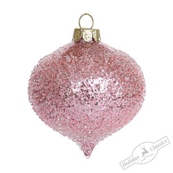 Капля "Розовые кристаллики" (стекло) 8х8х7 см