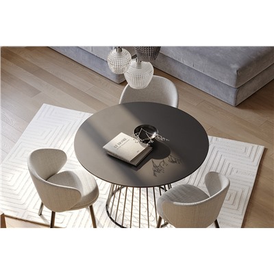 Стул Comfy, рогожка, топленое молоко