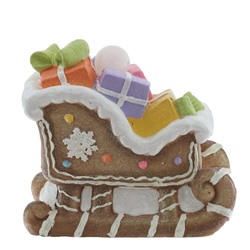 GAEM Фигрка декоративная "Сани" с подсветкой (АААх3, н/п), L38 W22 H35 см