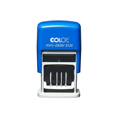 Датер-мини автоматический COLOP S 120 SD, сокращенная дата, высота шрифта 3.8 мм
