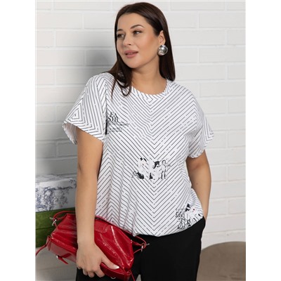 Блуза Ханна (белая) Б15356-20М