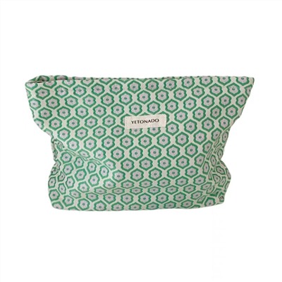Capacious cosmetic bag, organizer bag, shopping bag for traveling, small clutch bag, liner