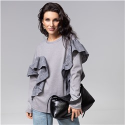 Лонгслив в стиле пэчворк, Гардеробная магия