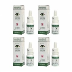 Набор капель для глаз Цинерария Маритима (4 x 10 мл), Cineraria Maritima Eye Drop Set, произв. Schwabe