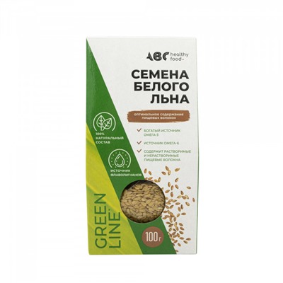 ABC Healthy Food Cемена белого льна 100 г