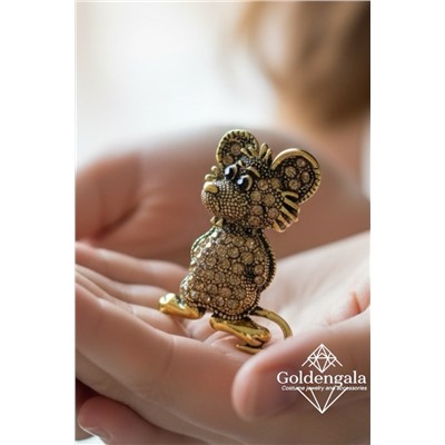 Брошь-кулон "Мышонок" БР2 модель БРО/33