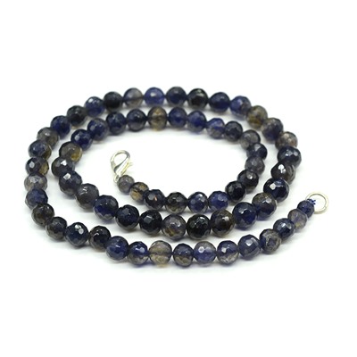 Бусы из Иолита шарик гр.6мм, 45см, 26,3г