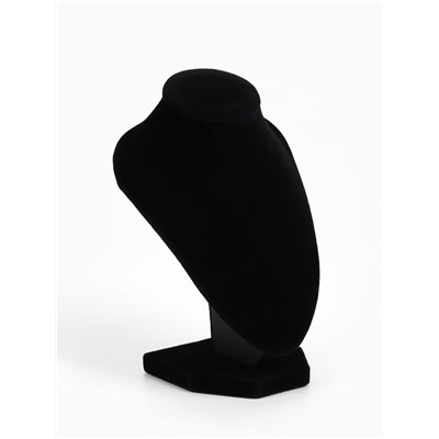 Бюст для украшений QF, 10×9×15 см, h=15 см, чёрный