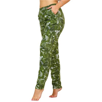 Брюки Камилла хаки Лт