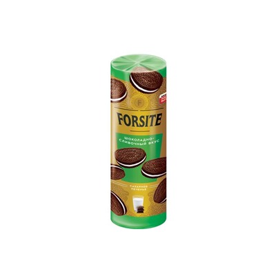 «Forsite», печенье-сэндвич с шоколадно-сливочным вкусом, 220 г