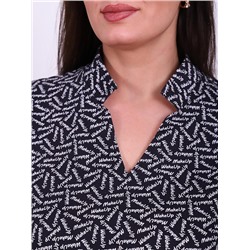 Блузка Бродери чёрный ИвК