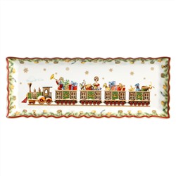 БЛЮДО LEFARD "ЩЕЛКУНЧИК" ПРЯМОУГ. 30,5*11,5*2,8 СМ (КОР=12ШТ.)