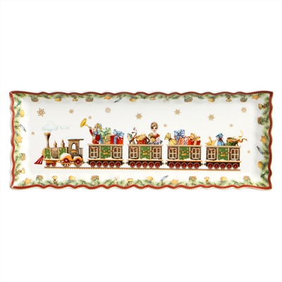 БЛЮДО LEFARD "ЩЕЛКУНЧИК" ПРЯМОУГ. 30,5*11,5*2,8 СМ (КОР=12ШТ.)