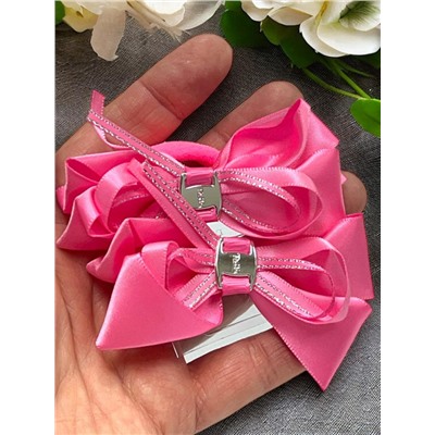 Бантики на эластичной резинке Корея 6 пар (12 шт) Арт 1