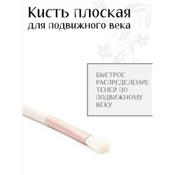 Набор кистей с косметичкой - 10 кистей (желтая)